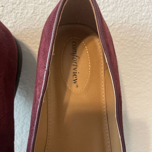 Comfortview Slip On Shoes Chain 11WW Great fall Holiday Color Flats - Picture 3 of 11